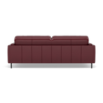 Morris 3 Seater Small Sofa - 2.5 Seater Sofa Compact Cat 20 — BV-035C DEEP RED, gallery image 2