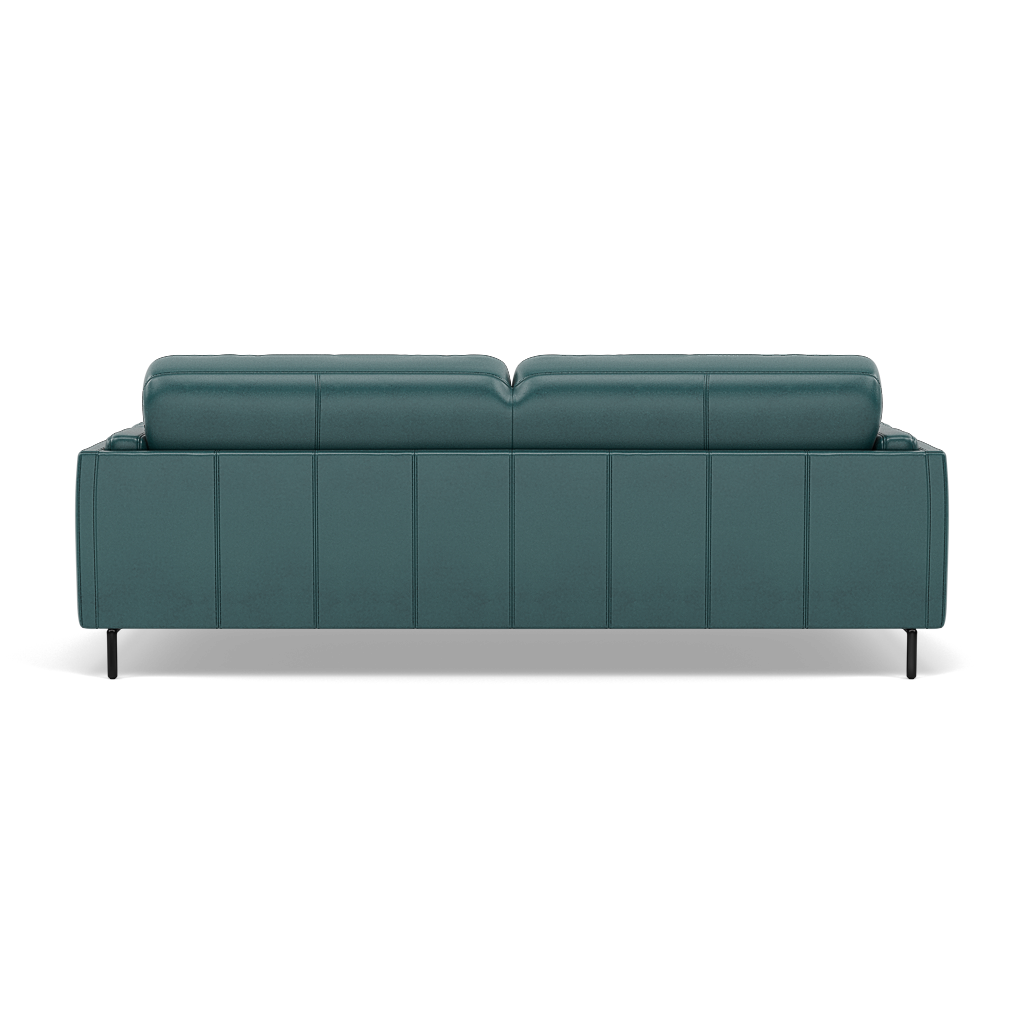 Morris 3 Seater Small Sofa - 2.5 Seater Sofa Compact Cat 20 — BV-301E  LAKE GREEN, gallery image 2