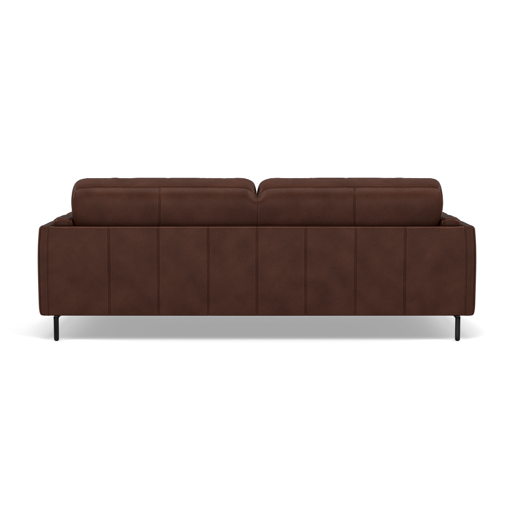Morris 3 Seater Small Sofa - 2.5 Seater Sofa Compact Cat 20 — TO-195E  HAZELNUT, gallery image 2
