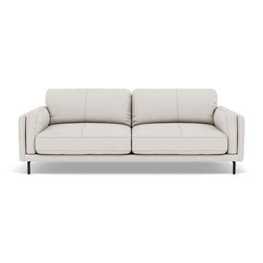 Morris 3 Seater Small Sofa - 2.5 Seater Sofa Compact Cat 25 3 Seater Sofas Sterling Home 1 NC-744D STAR WHITE
