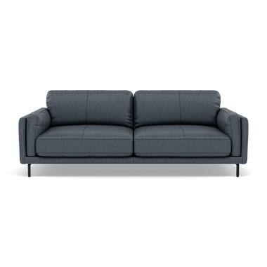 Morris 3 Seater Small Sofa - 2.5 Seater Sofa Compact Cat 25 3 Seater Sofas Sterling Home 15 NC-313E OCEAN BLUE