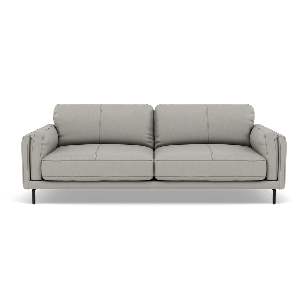 Morris 3 Seater Small Sofa - 2.5 Seater Sofa Compact Cat 25 3 Seater Sofas Sterling Home 7 NC-251E GREY