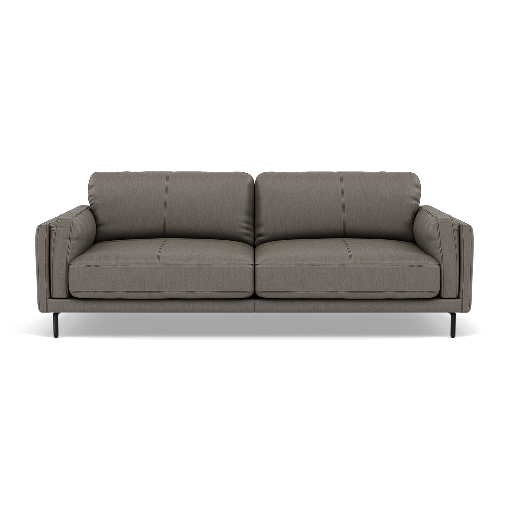 Morris 3 Seater Small Sofa - 2.5 Seater Sofa Compact Cat 25 3 Seater Sofas Sterling Home 13 NC-232E GRANITE