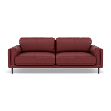 Morris 3 Seater Small Sofa - 2.5 Seater Sofa Compact Cat 25 3 Seater Sofas Sterling Home 17 NC-854C RUSTIC RED