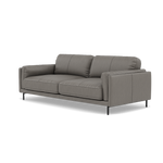 Morris 3 Seater Small Sofa - 2.5 Seater Sofa Compact Cat 25 — NC-042E ELEPHANT, gallery image 3