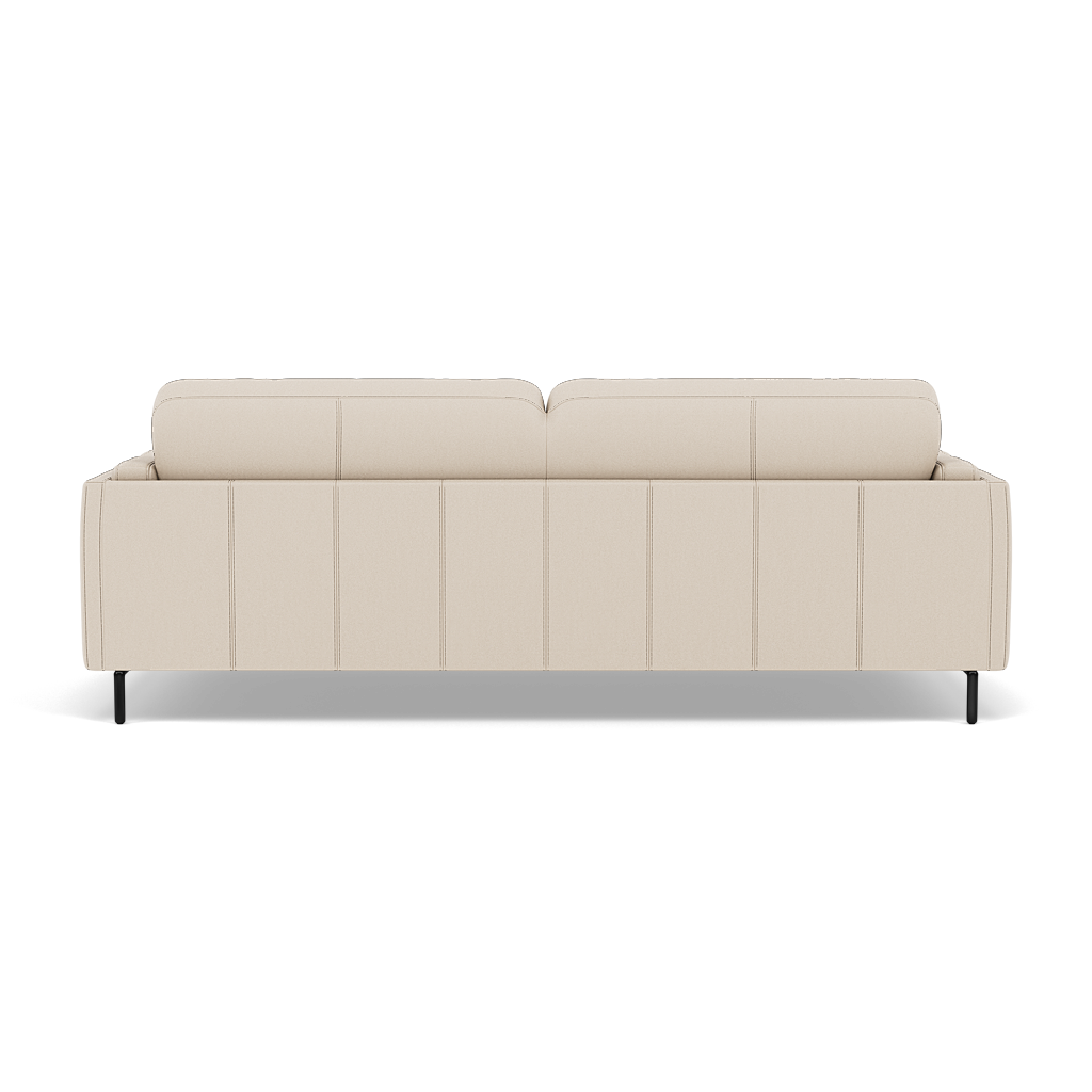 Morris 3 Seater Small Sofa - 2.5 Seater Sofa Compact Cat 25 — NC-156E FROST, gallery image 2