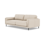 Morris 3 Seater Small Sofa - 2.5 Seater Sofa Compact Cat 25 — NC-156E FROST, gallery image 3