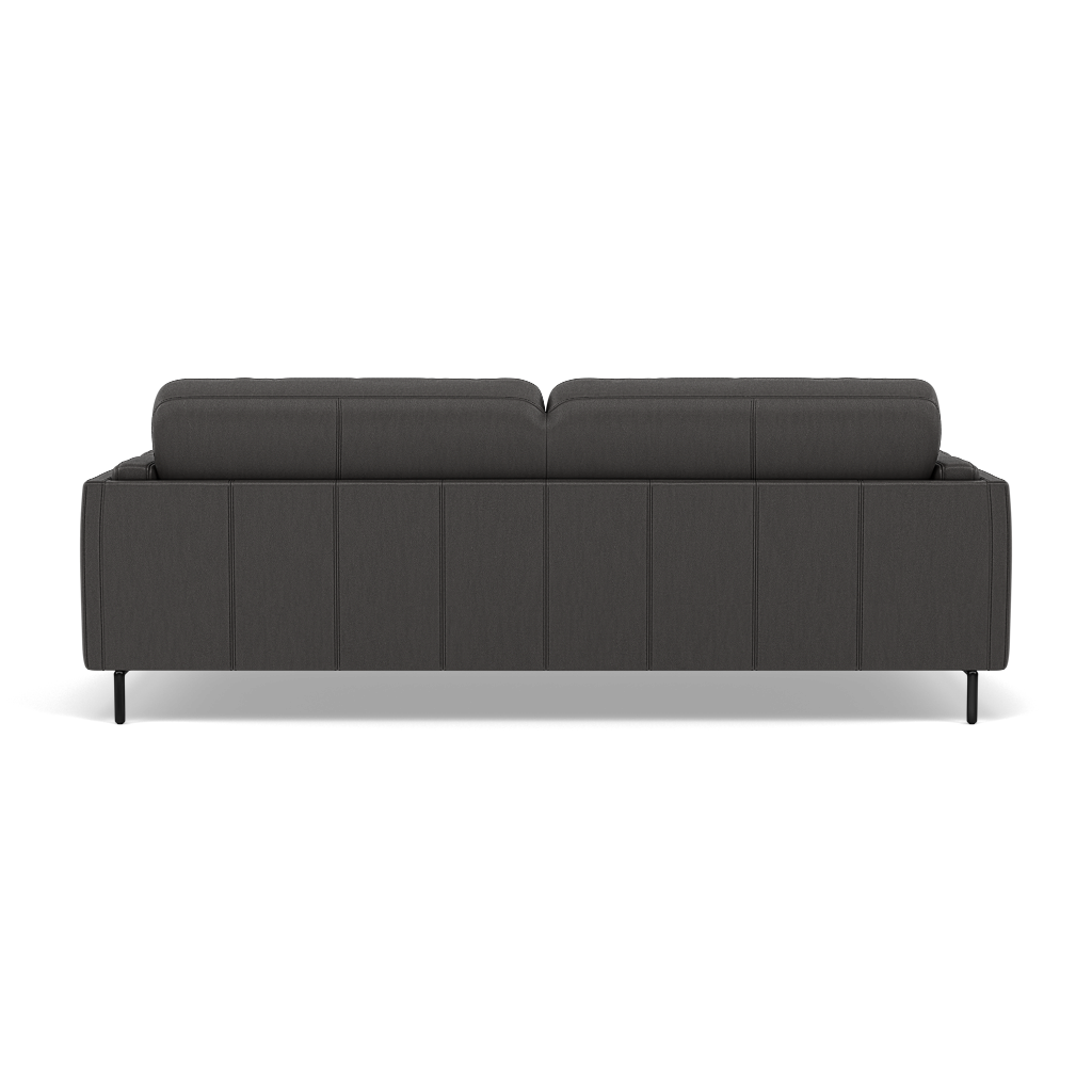 Morris 3 Seater Small Sofa - 2.5 Seater Sofa Compact Cat 25 — NC-180E SLATE GREY, gallery image 2