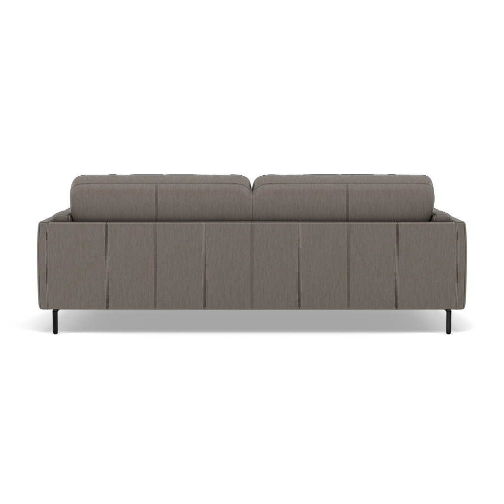 Morris 3 Seater Small Sofa - 2.5 Seater Sofa Compact Cat 25 — NC-232E  GRANITE, gallery image 2