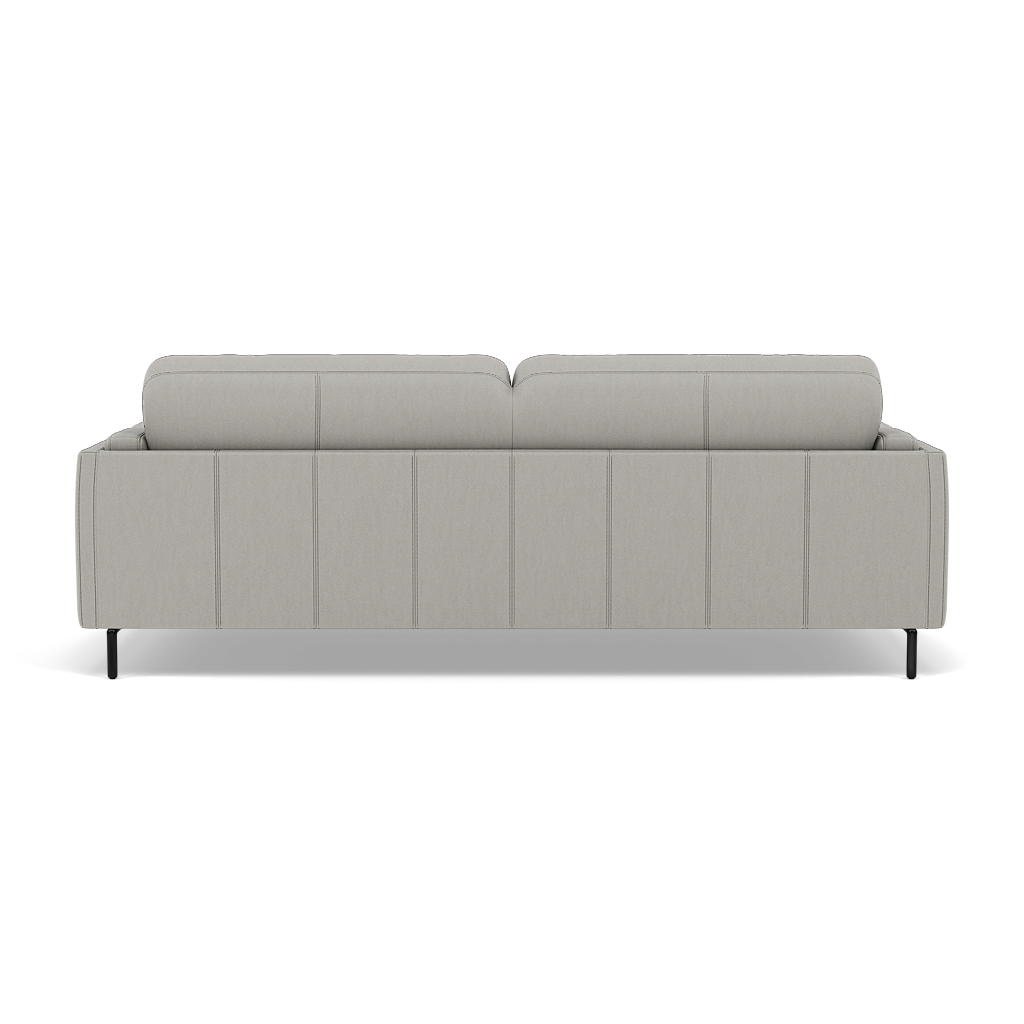 Morris 3 Seater Small Sofa - 2.5 Seater Sofa Compact Cat 25 — NC-251E GREY, gallery image 2
