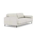 Morris 3 Seater Small Sofa - 2.5 Seater Sofa Compact Cat 25 — NC-744D STAR WHITE, gallery image 1