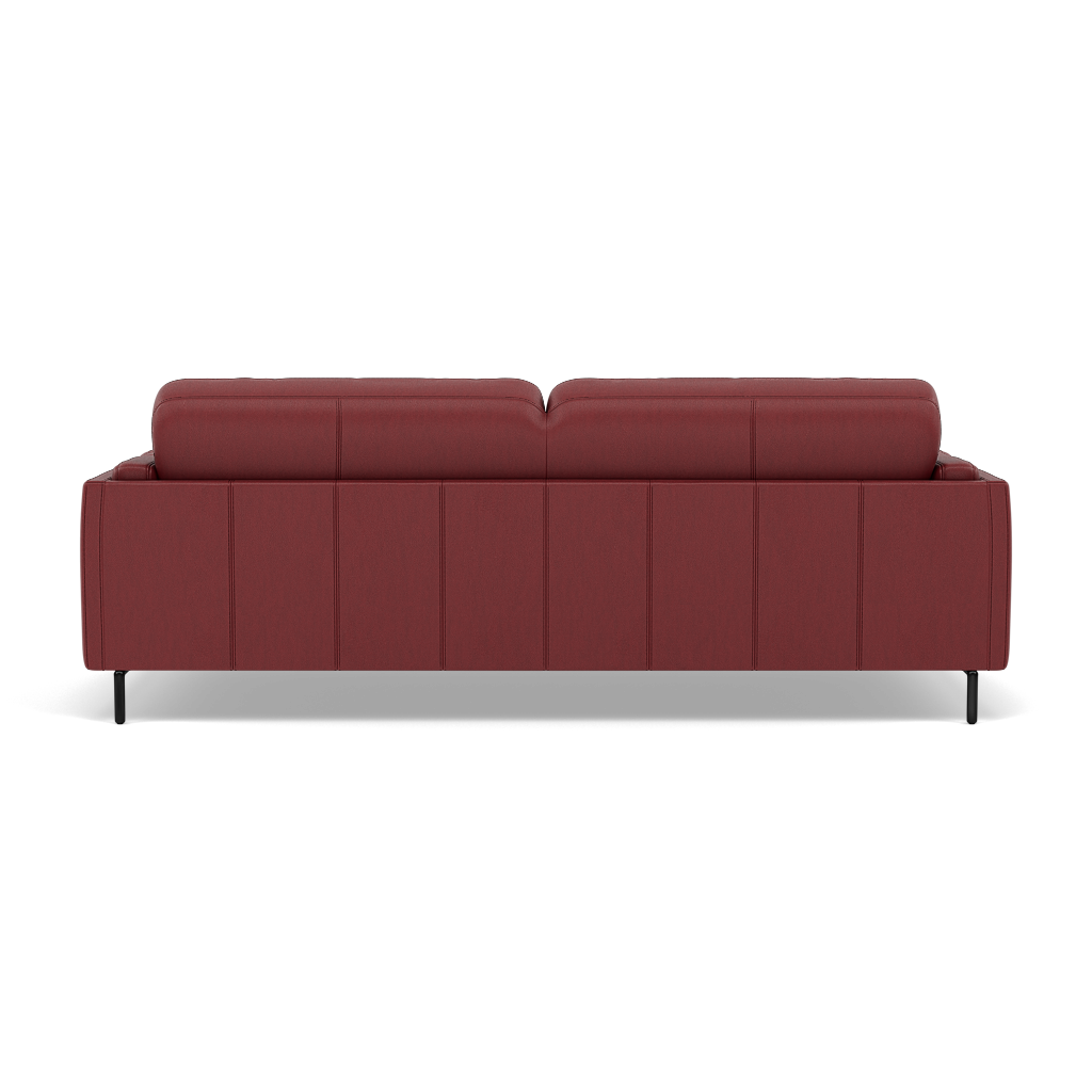 Morris 3 Seater Small Sofa - 2.5 Seater Sofa Compact Cat 25 — NC-854C RUSTIC RED, gallery image 2