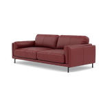 Morris 3 Seater Small Sofa - 2.5 Seater Sofa Compact Cat 25 — NC-854C RUSTIC RED, gallery image 3