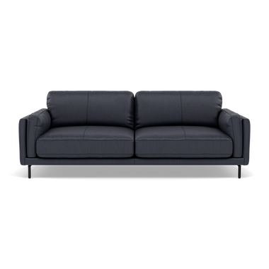 Morris 3 Seater Small Sofa - 2.5 Seater Sofa Compact Cat 25 3 Seater Sofas Sterling Home 16 NC-036C NAVY BLUE