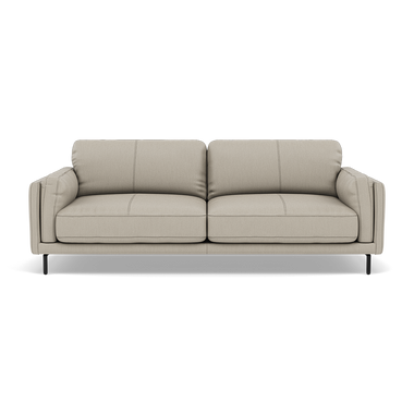 Morris 3 Seater Small Sofa - 2.5 Seater Sofa Compact Cat 25 3 Seater Sofas Sterling Home 8 NC-946B FEATHER GREY