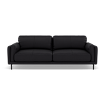 Morris 3 Seater Small Sofa - 2.5 Seater Sofa Compact Cat 25 3 Seater Sofas Sterling Home 14 NC-023C BLACK