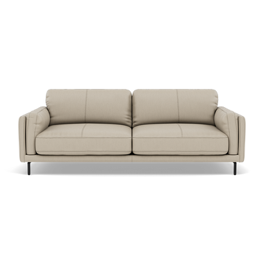 Morris 3 Seater Small Sofa - 2.5 Seater Sofa Compact Cat 25 3 Seater Sofas Sterling Home 6 NC-041E SILVER GREY