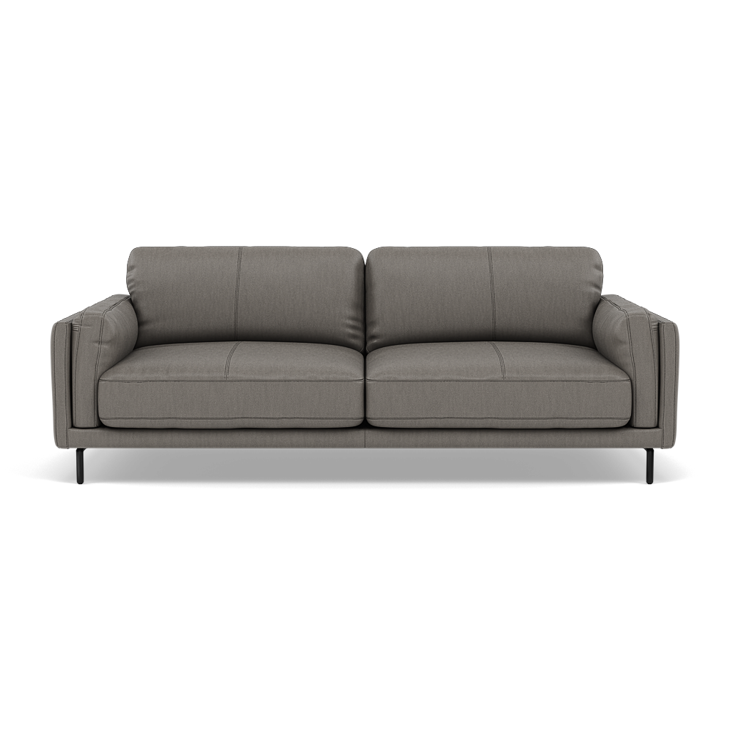 Morris 3 Seater Small Sofa - 2.5 Seater Sofa Compact Cat 25 3 Seater Sofas Sterling Home 9 NC-042E ELEPHANT