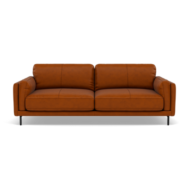 Morris 3 Seater Small Sofa - 2.5 Seater Sofa Compact Cat 30F 3 Seater Sofas Sterling Home 6 SK-077D TAN