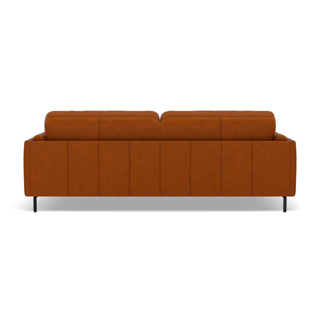 Morris 3 Seater Small Sofa - 2.5 Seater Sofa Compact Cat 30F — SK-077D TAN, gallery image 2