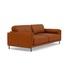 Morris 3 Seater Small Sofa - 2.5 Seater Sofa Compact Cat 30F — SK-077D TAN, gallery image 1