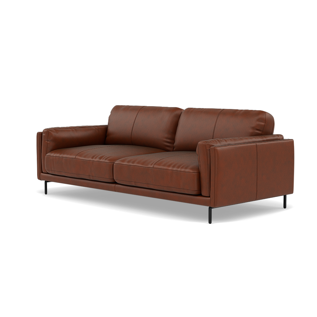 Morris 3 Seater Small Sofa - 2.5 Seater Sofa Compact Cat 30F — SK-297E CUMIN, gallery image 3