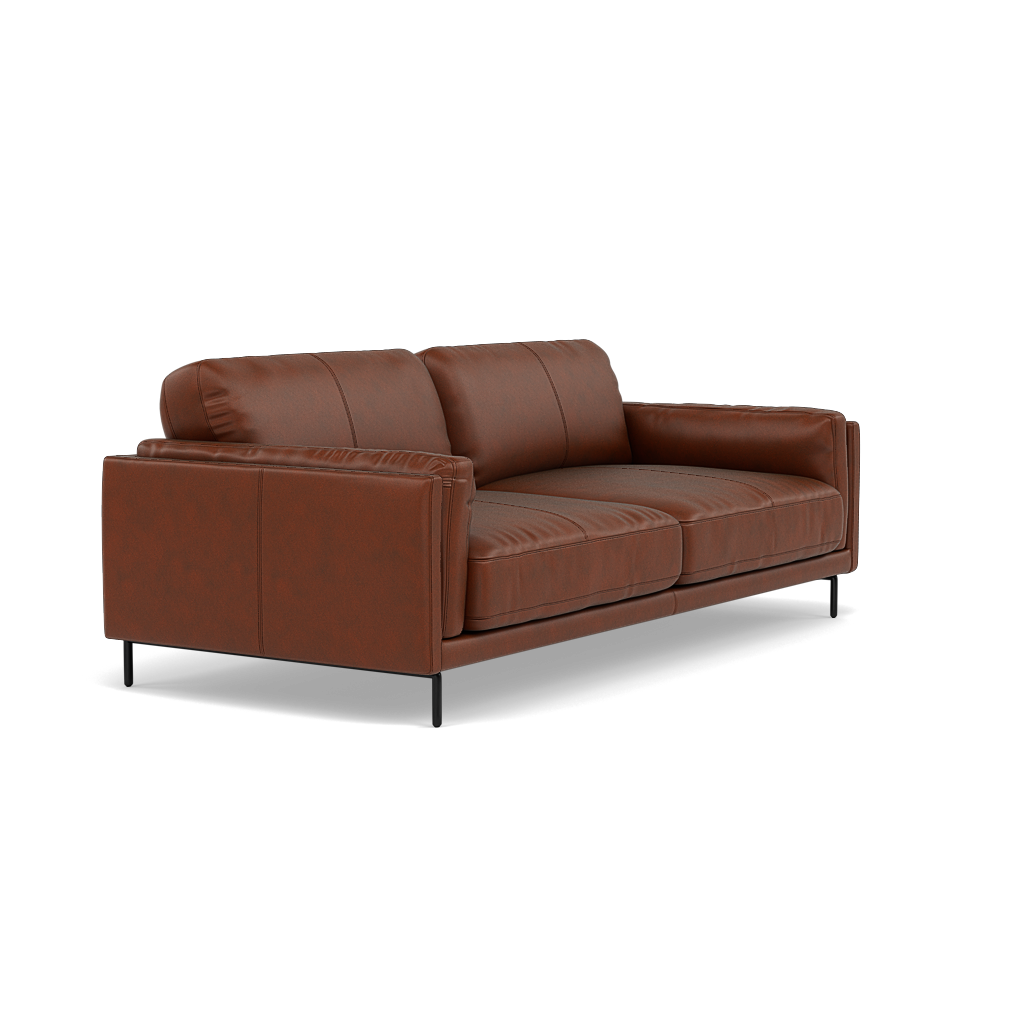 Morris 3 Seater Small Sofa - 2.5 Seater Sofa Compact Cat 30F — SK-297E CUMIN, gallery image 1