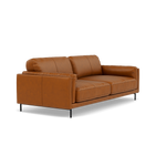 Morris 3 Seater Small Sofa - 2.5 Seater Sofa Compact Cat 30F — SK-598D CARAMEL, gallery image 1
