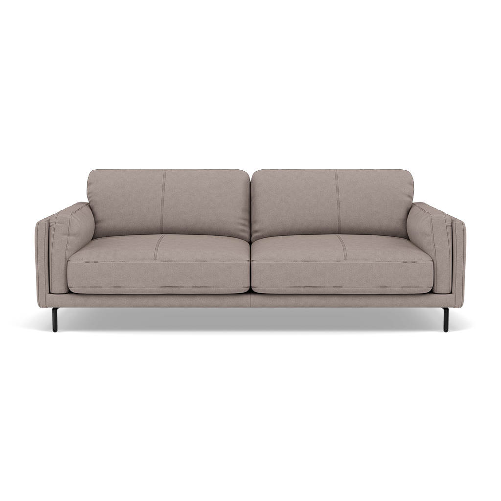 Morris 3 Seater Small Sofa - 2.5 Seater Sofa Compact Fabric 3 Seater Sofas Sterling Home 1 BFA-BLJ-22 DOVE GREY