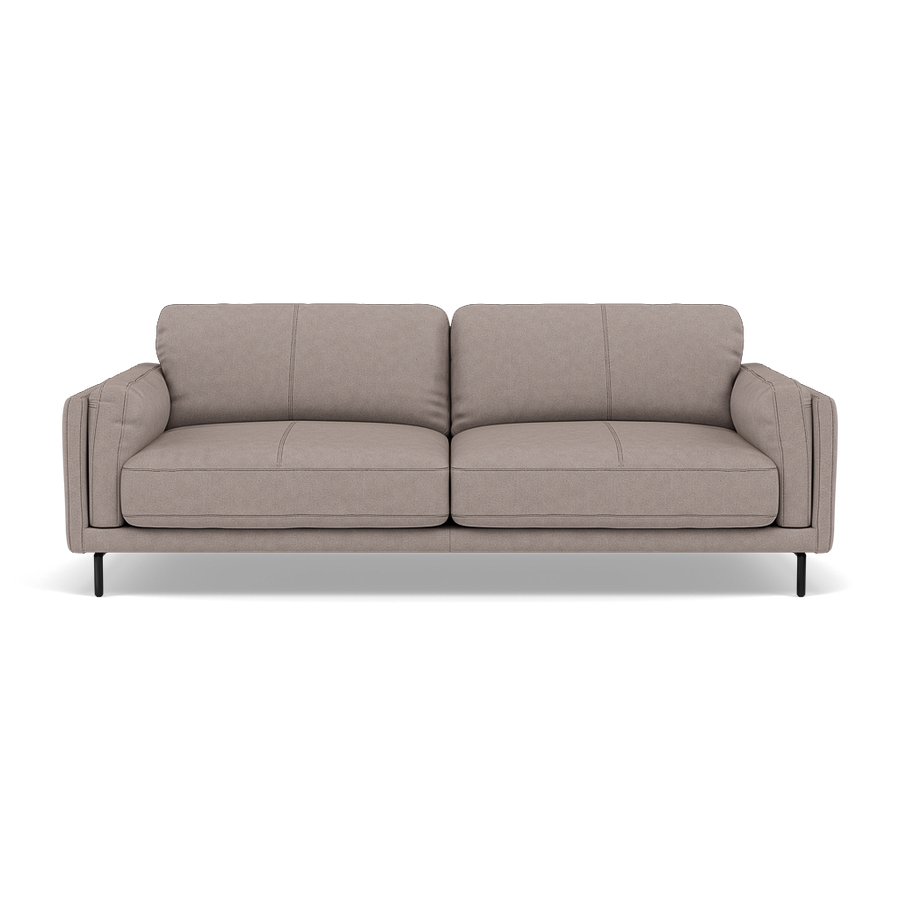 Morris 3 Seater Small Sofa - 2.5 Seater Sofa Compact Fabric Sofas Sterling Home BFA-BLJ-22 DOVE GREY 1