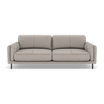 Morris 3 Seater Small Sofa - 2.5 Seater Sofa Compact Fabric 3 Seater Sofas Sterling Home 11 BFAMAD-02 SILVER GREY