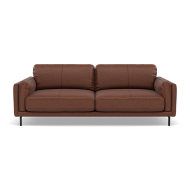 Morris 3 Seater Small Sofa - 2.5 Seater Sofa Compact Fabric 3 Seater Sofas Sterling Home 9 BFA-BLJ-05 HAZELNUT