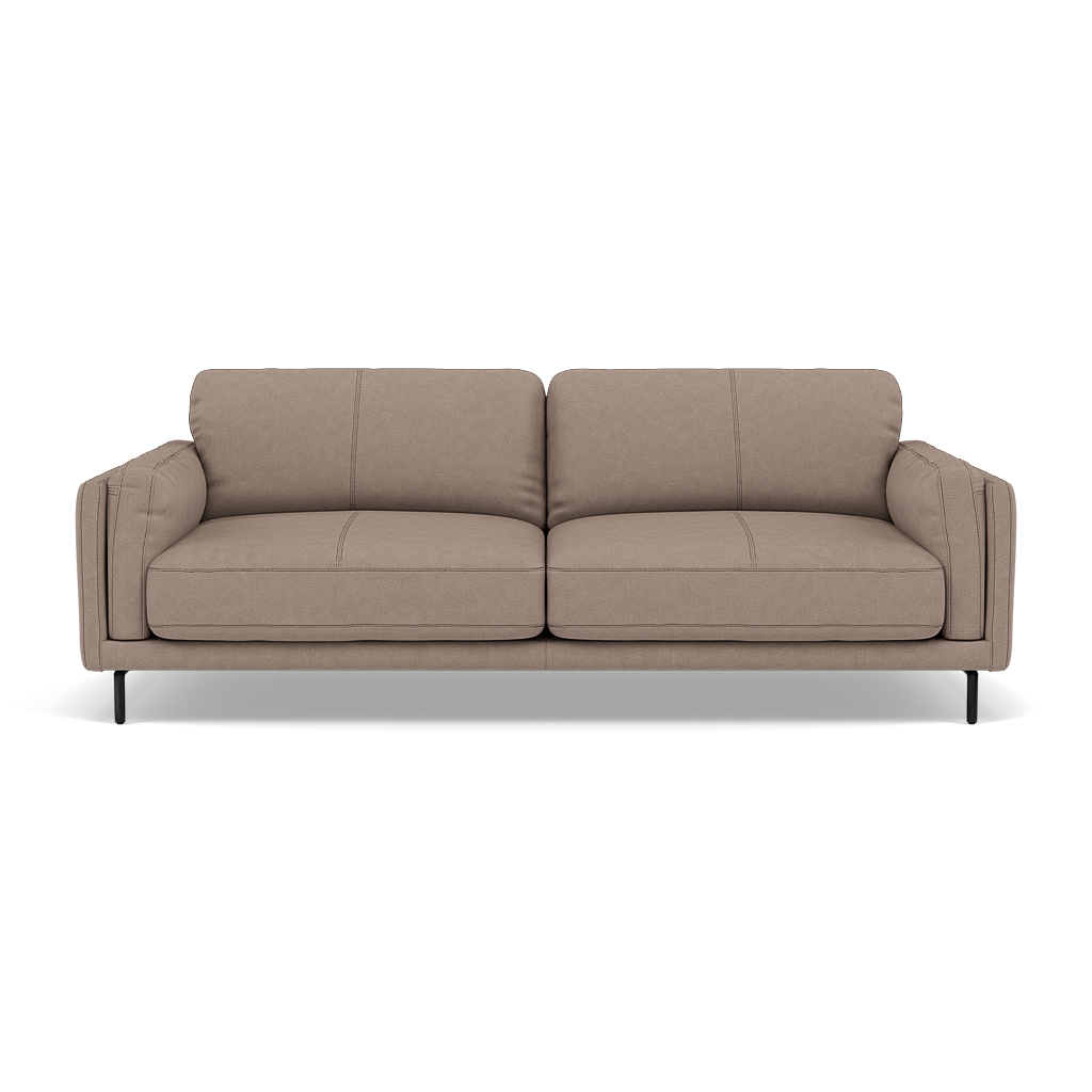 Morris 3 Seater Small Sofa - 2.5 Seater Sofa Compact Fabric 3 Seater Sofas Sterling Home 5 BFA-BLJ-946 SILVER GREY
