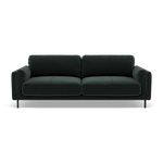 Morris 3 Seater Small Sofa - 2.5 Seater Sofa Compact Fabric 3 Seater Sofas Sterling Home 13 FAB-MEG-21 CHARCOAL GREY