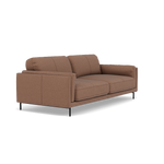 Morris 3 Seater Small Sofa - 2.5 Seater Sofa Compact Fabric — BFA-BLJ-04 TOBACCO, gallery image 1