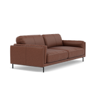 Morris 3 Seater Small Sofa - 2.5 Seater Sofa Compact Fabric — BFA-BLJ-05 HAZELNUT, gallery image 1