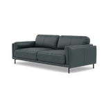 Morris 3 Seater Small Sofa - 2.5 Seater Sofa Compact Fabric — BFA-BLJ-2047 LAKE GREEN, gallery image 3