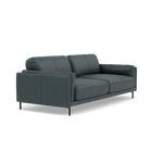 Morris 3 Seater Small Sofa - 2.5 Seater Sofa Compact Fabric — BFA-BLJ-2047 LAKE GREEN, gallery image 1