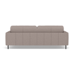 Morris 3 Seater Small Sofa - 2.5 Seater Sofa Compact Fabric — BFA-BLJ-22 DOVE GREY, gallery image 2