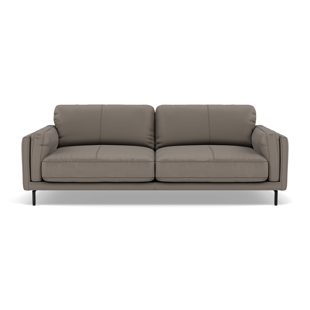 Morris 3 Seater Small Sofa - 2.5 Seater Sofa Compact Fabric 3 Seater Sofas Sterling Home 18 BFA-MAD-03 DARK GREY