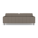 Morris 3 Seater Small Sofa - 2.5 Seater Sofa Compact Fabric — BFA-MAD-03 DARK GREY, gallery image 2