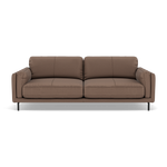 Morris 3 Seater Small Sofa - 2.5 Seater Sofa Compact Fabric 3 Seater Sofas Sterling Home 19 BFA-MAD-05 DARK TAUPE