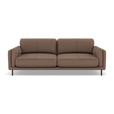 Morris 3 Seater Small Sofa - 2.5 Seater Sofa Compact Fabric 3 Seater Sofas Sterling Home 19 BFA-MAD-05 DARK TAUPE