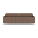 Morris 3 Seater Small Sofa - 2.5 Seater Sofa Compact Fabric — BFA-MAD-05 DARK TAUPE, gallery image 2