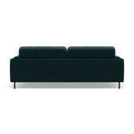 Morris 3 Seater Small Sofa - 2.5 Seater Sofa Compact Fabric — FAB-MEG-36  LAKE GREEN, gallery image 2