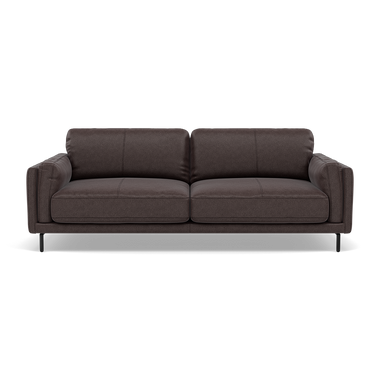 Morris 3 Seater Small Sofa - 2.5 Seater Sofa Compact Fabric 3 Seater Sofas Sterling Home 6 BFA-BLJ-088 CHARCOAL GREY