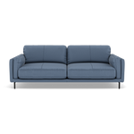Morris 3 Seater Small Sofa - 2.5 Seater Sofa Compact Fabric 3 Seater Sofas Sterling Home 12 BFA-MAD-08 PACIFIC BLUE
