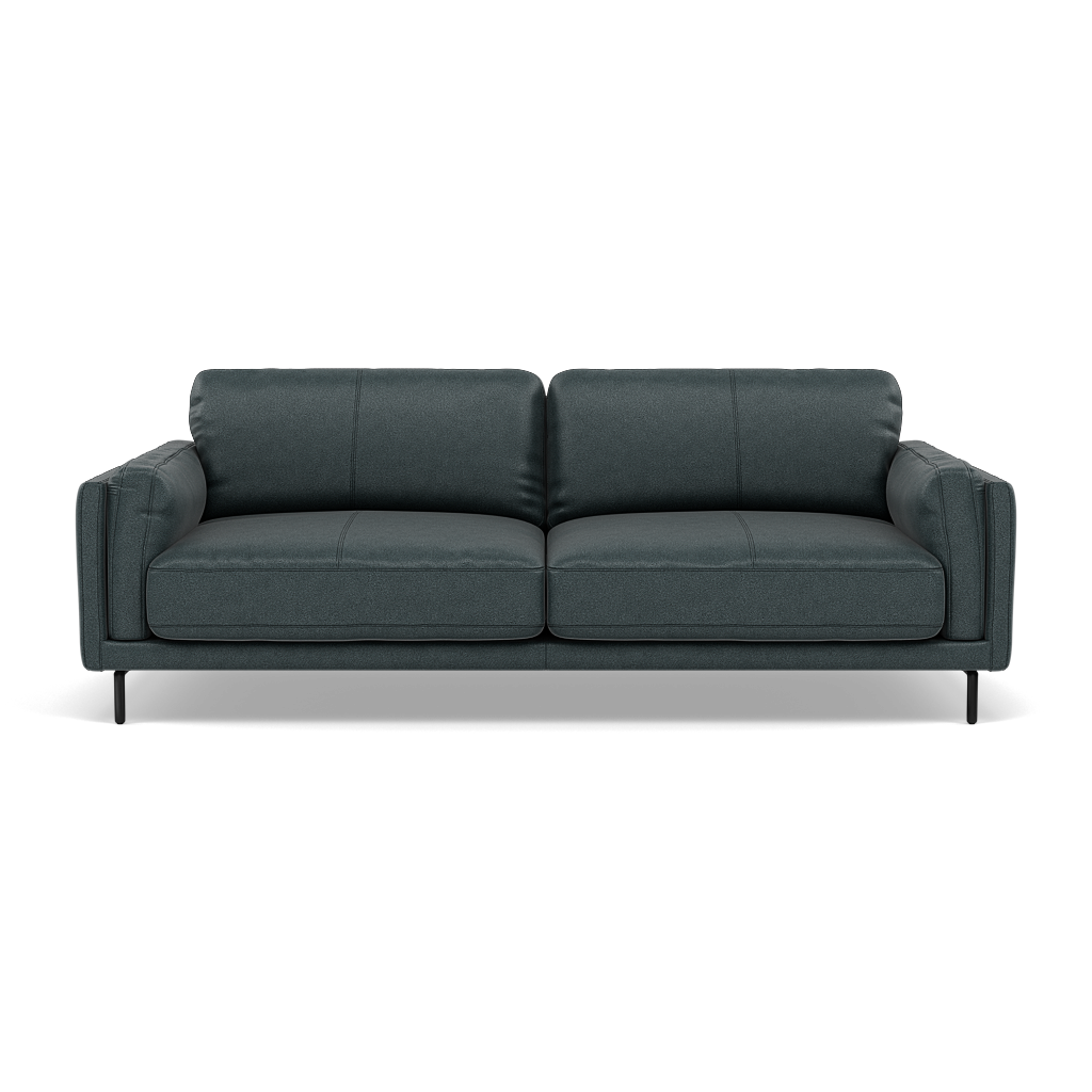 Morris 3 Seater Small Sofa - 2.5 Seater Sofa Compact Fabric 3 Seater Sofas Sterling Home 10 BFA-BLJ-2047 LAKE GREEN