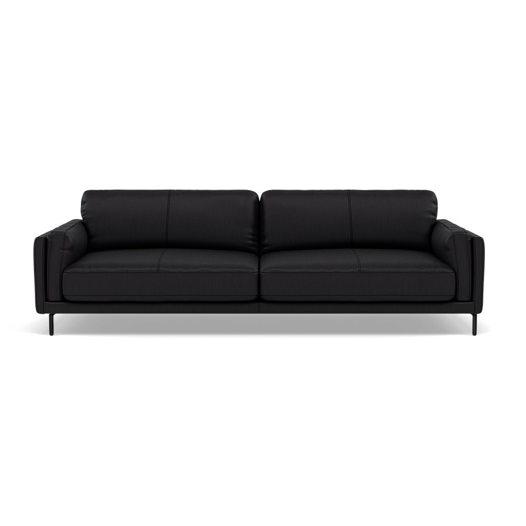 Morris 3 Seater Sofa - 2.5 Seater Sofa Cat 25 3 Seater Sofas Sterling Home 15 NC-023C BLACK