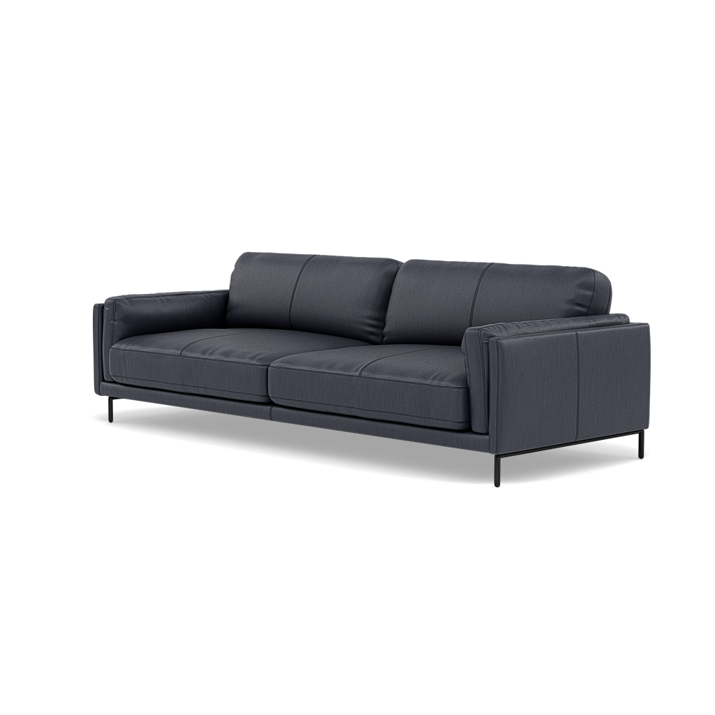 Morris 3 Seater Sofa - 2.5 Seater Sofa Cat 25 — NC-036C NAVY BLUE, gallery image 3